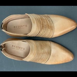 Bed Stu Tan Leather Booties